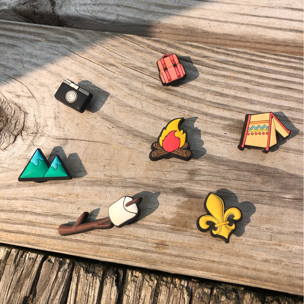 CROCS Jibbitz 7 Camping Shoe Charms